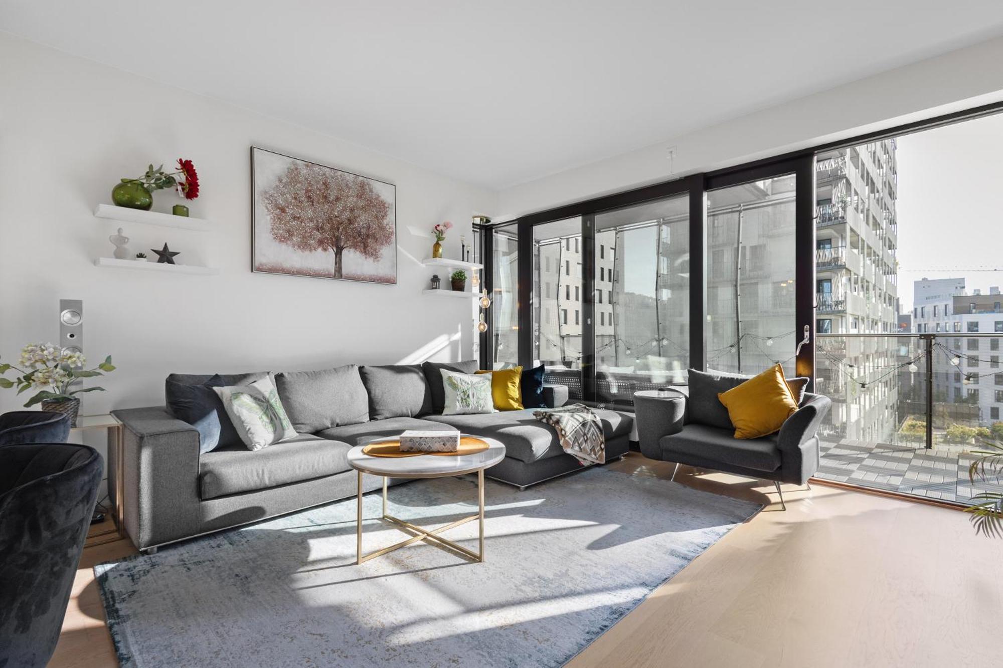 Spacious Modern 2Br Apartment At Central Oslo Barcode Luaran gambar