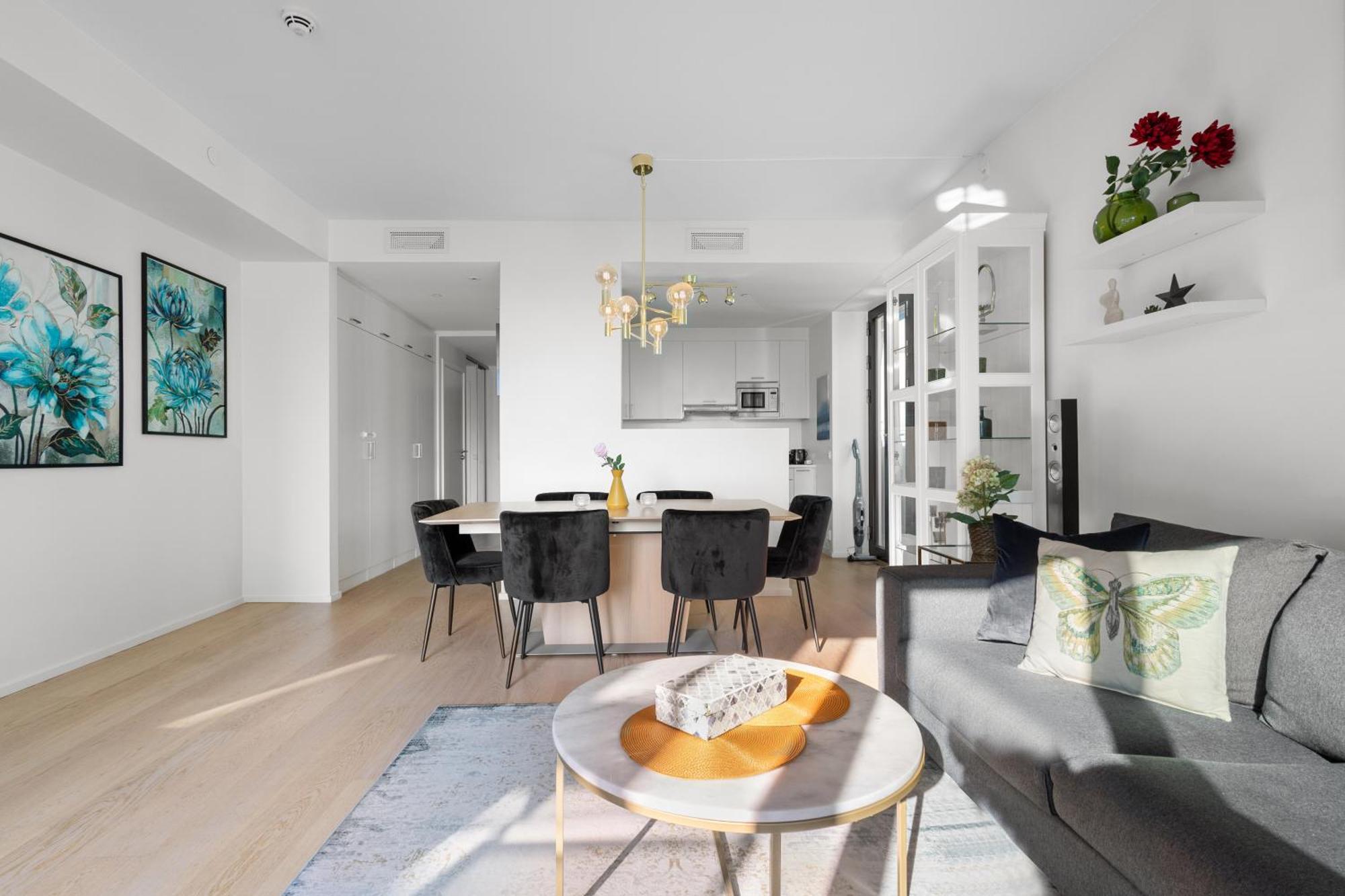 Spacious Modern 2Br Apartment At Central Oslo Barcode Luaran gambar