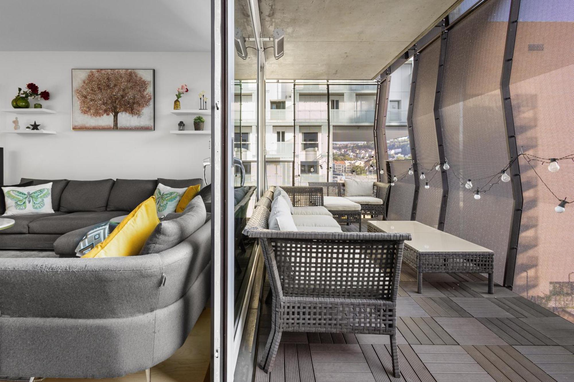 Spacious Modern 2Br Apartment At Central Oslo Barcode Luaran gambar